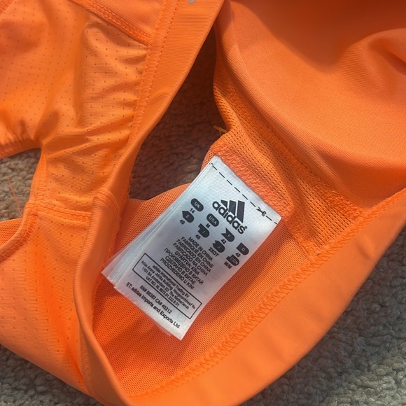NWOT Adidas Climacool Sport Bra, M, Orange - Picture 6 of 7